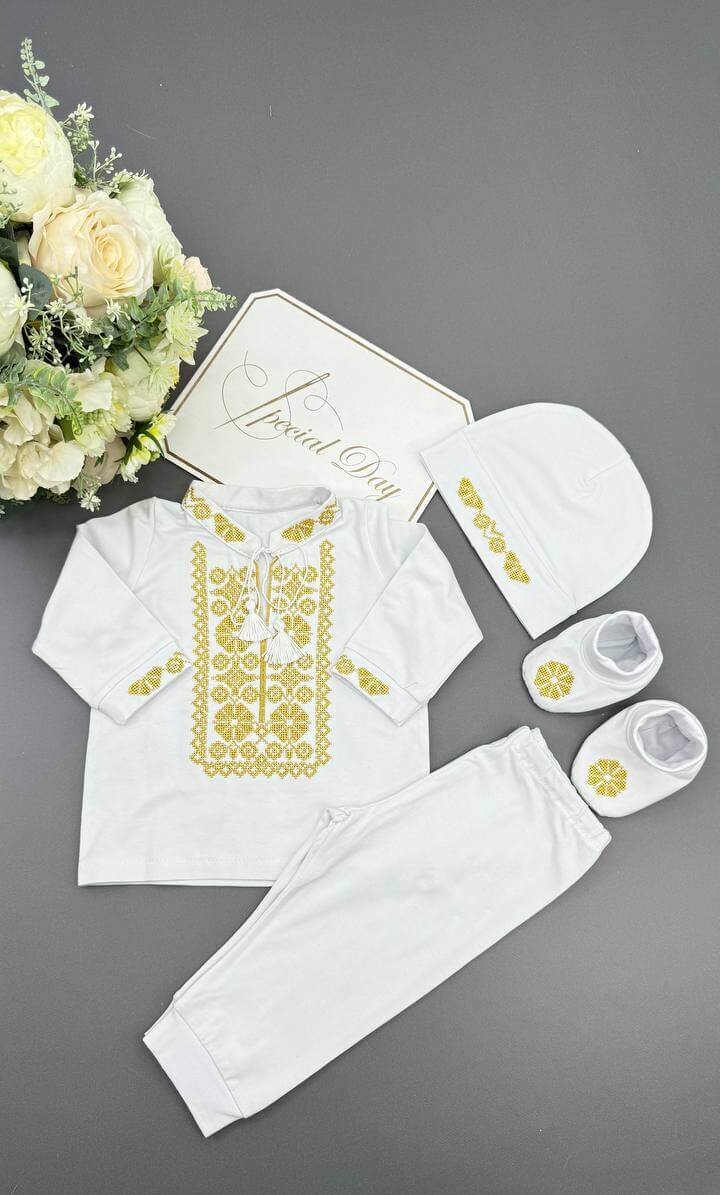 Хрестильний костюм “Козачок” з вишивкою, для хлопчика