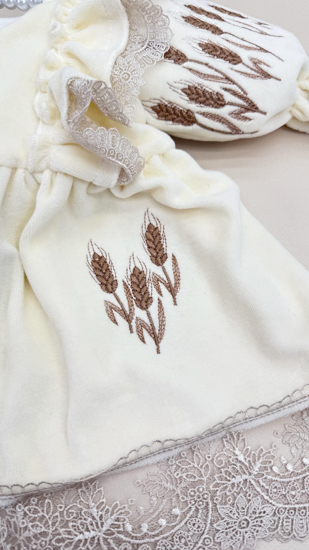 Набір одягу “Щедрі Колоски”,одяг для дівчинки, набір на хрещення