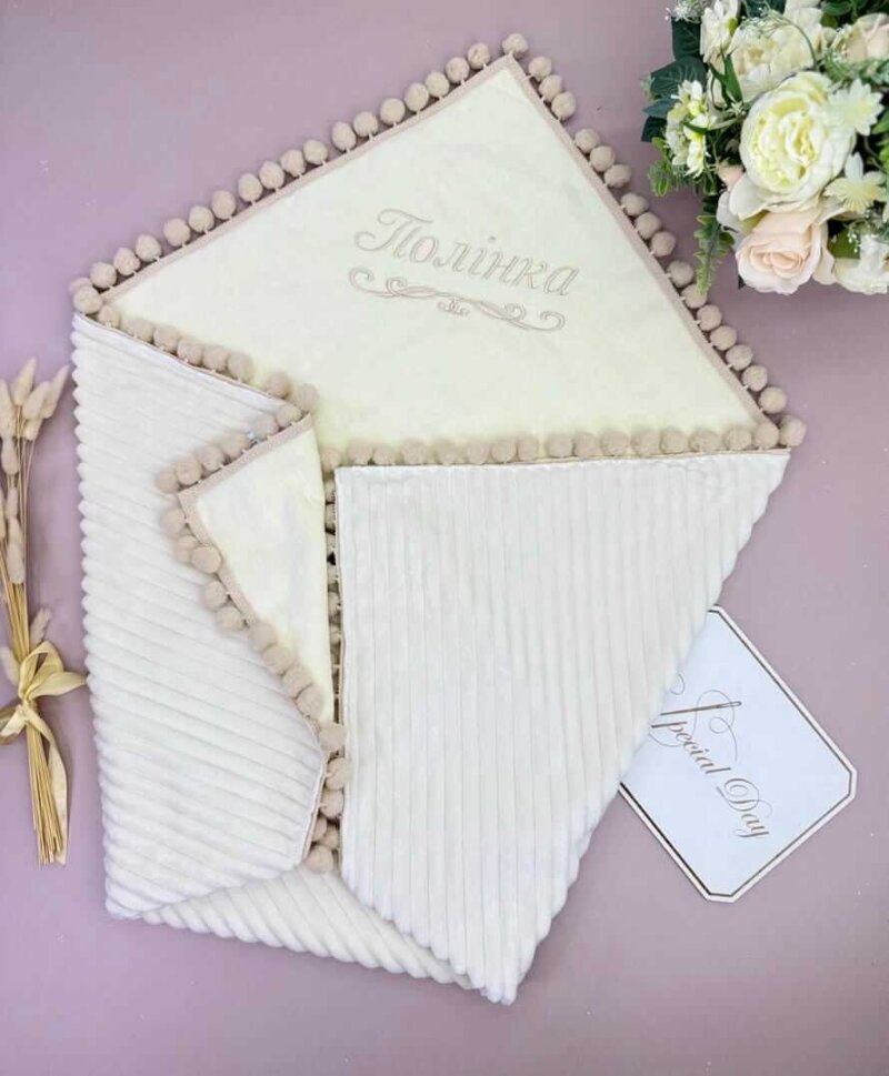 Крижма-плед зимова для хрещення