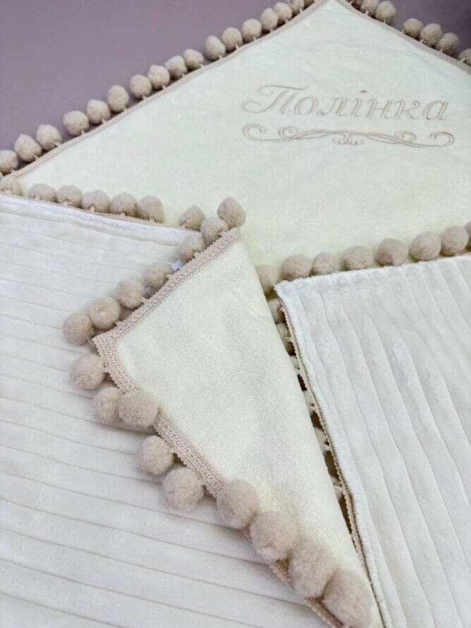 Крижма-плед зимова для хрещення