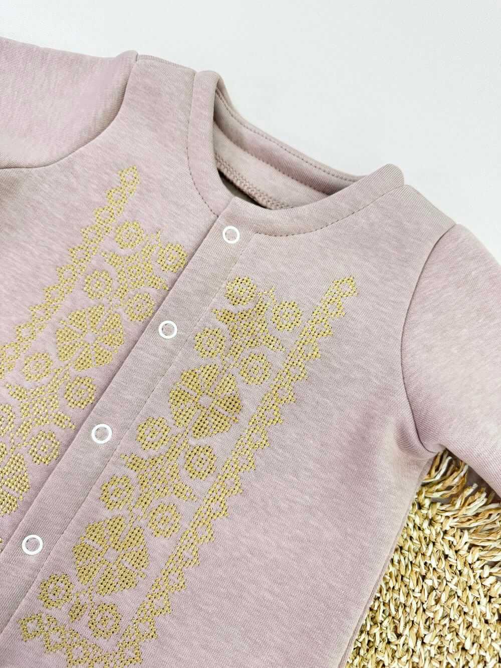 Костюм для хрещення “Карамельний Затишок”, штани та кофта на флісі