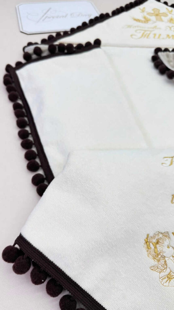 Крыжма-плед утепленная для крещения