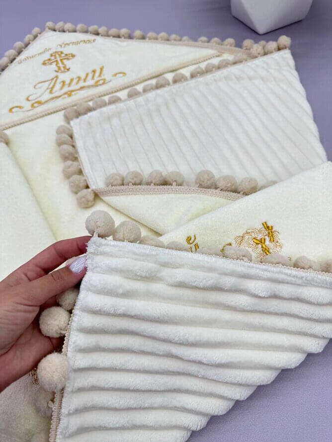 Крижма для хрещення утеплена