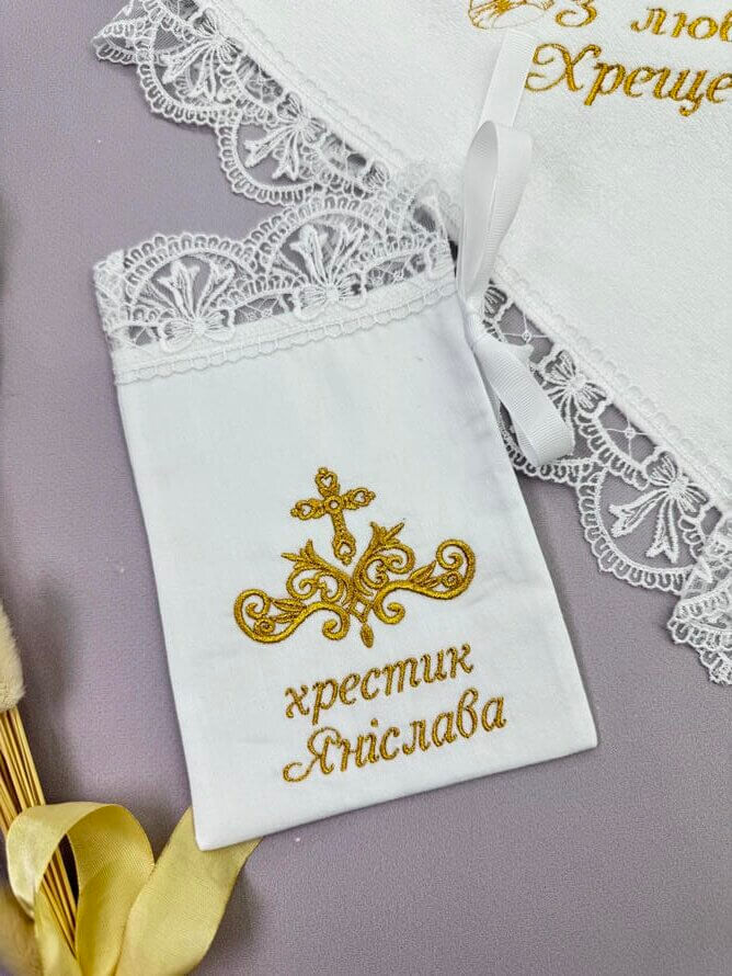 Мешочек для локона с именем