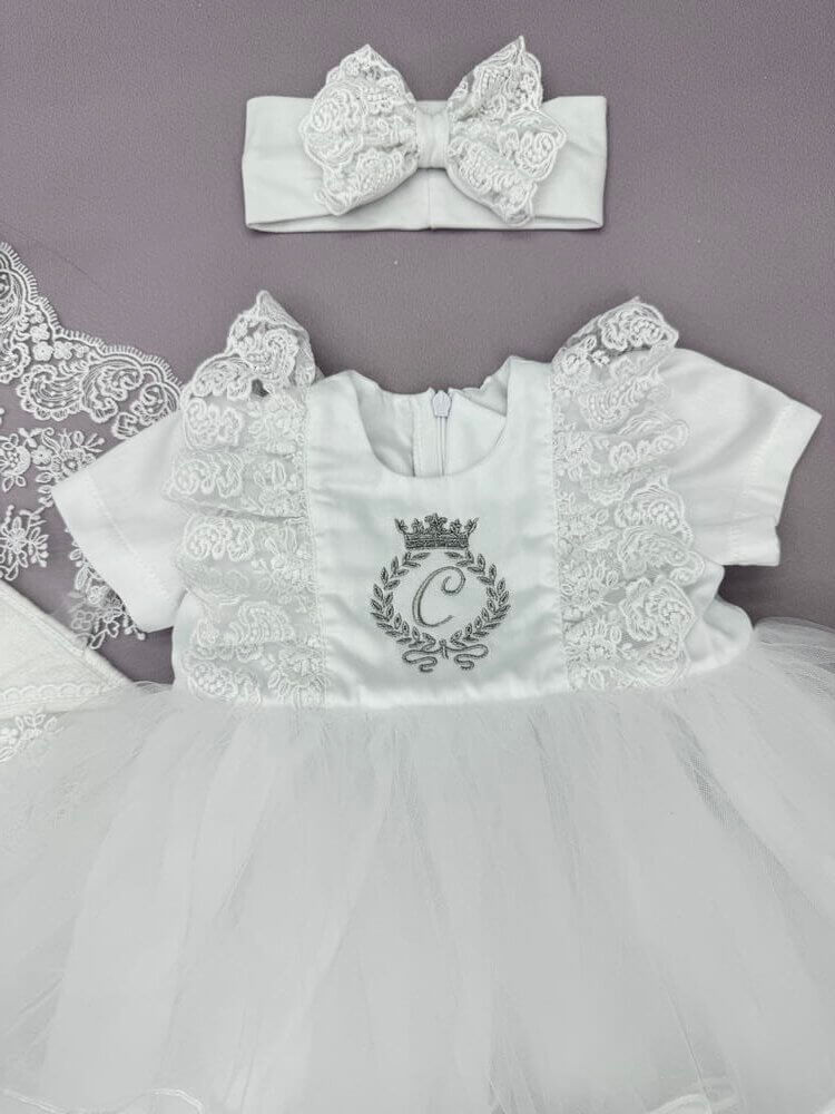 Набір для хрещення дівчинки “Кришталева Казка”, одяг та аксесуари для хрестин