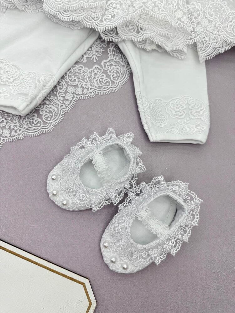 Набір для хрещення дівчинки “Кришталева Казка”, одяг та аксесуари для хрестин