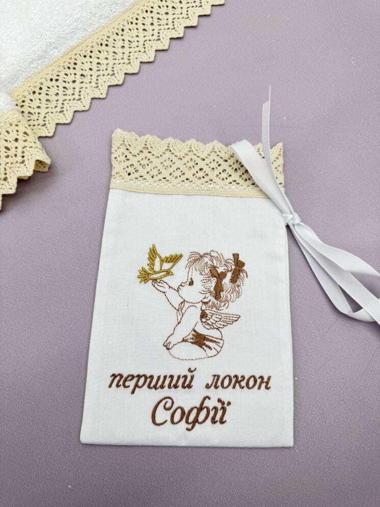 Крижма на крещение “Теплый Ангел”