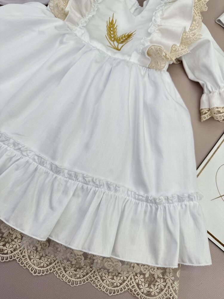 Набор крестильной одежды для девочки «Сатиновая Мечта»