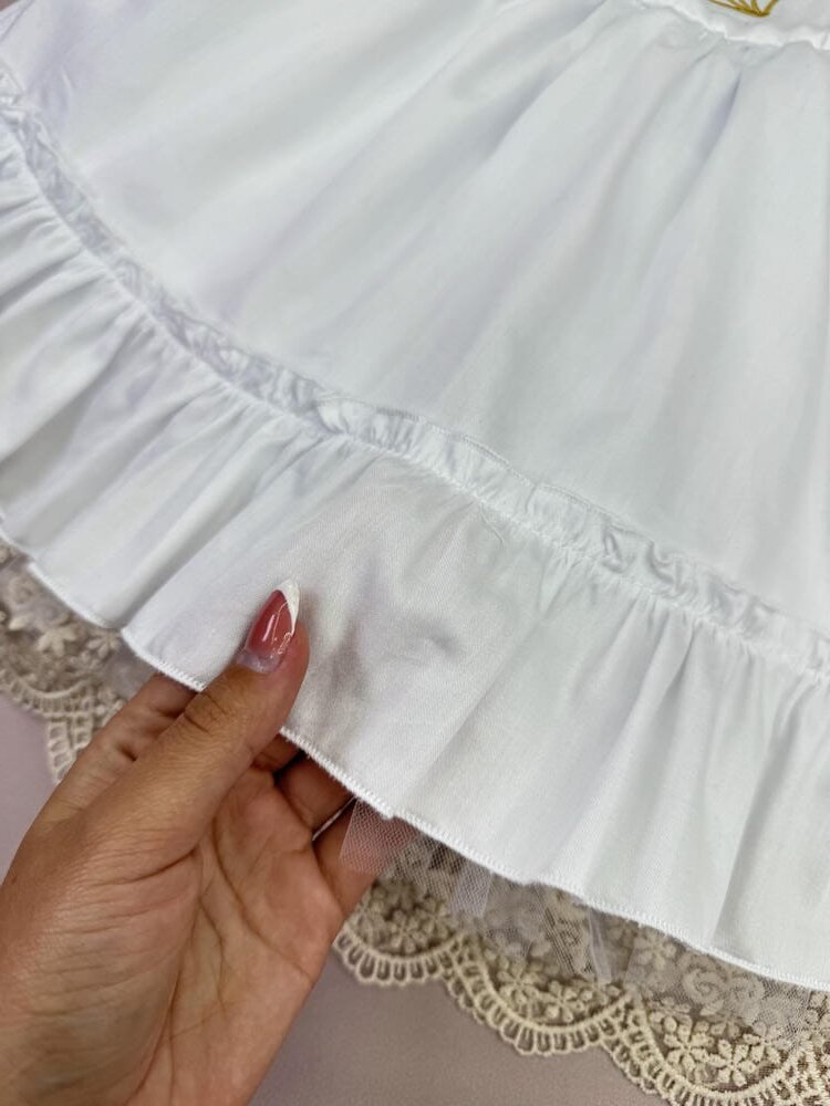 Набор крестильной одежды для девочки «Сатиновая Мечта»