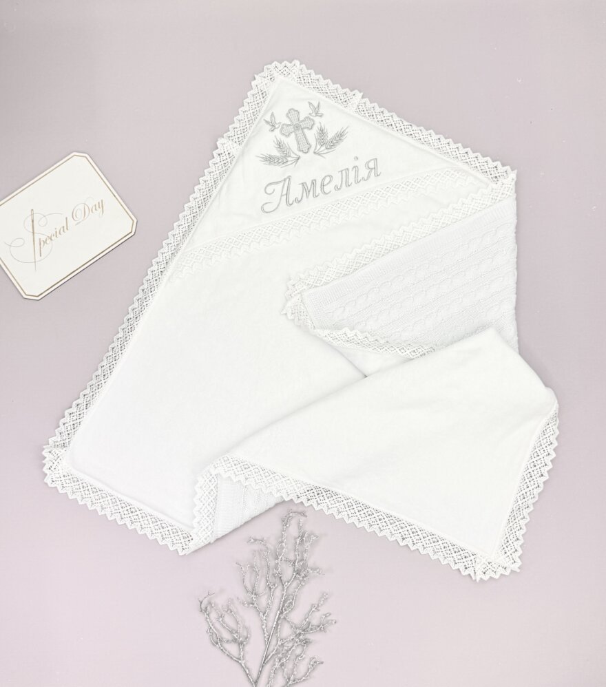 Крыжма-Плед "Зимняя Нежность"