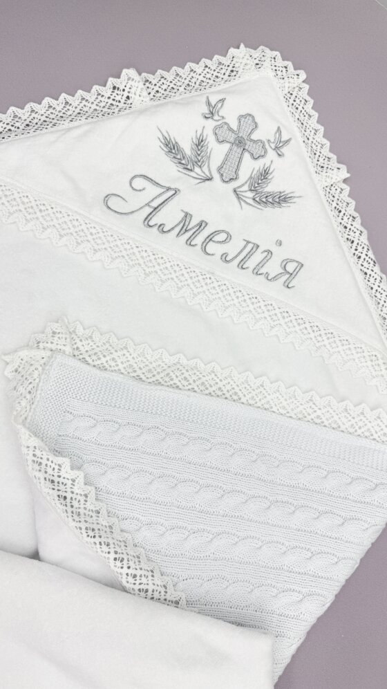 Крыжма-Плед “Зимняя Нежность”