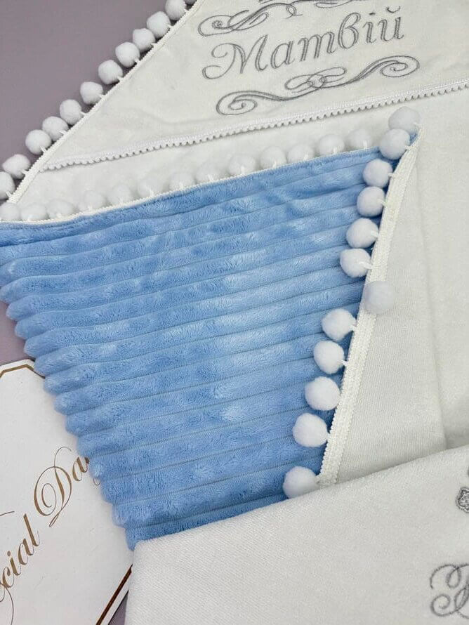 Крижма-плед утеплена для хрещення