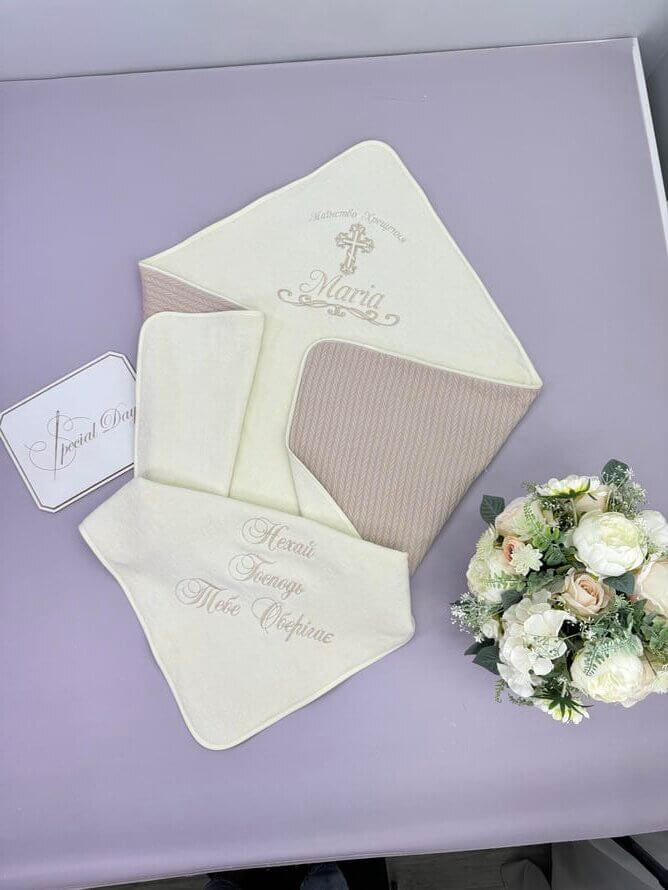 Крижма-плед для хрещення