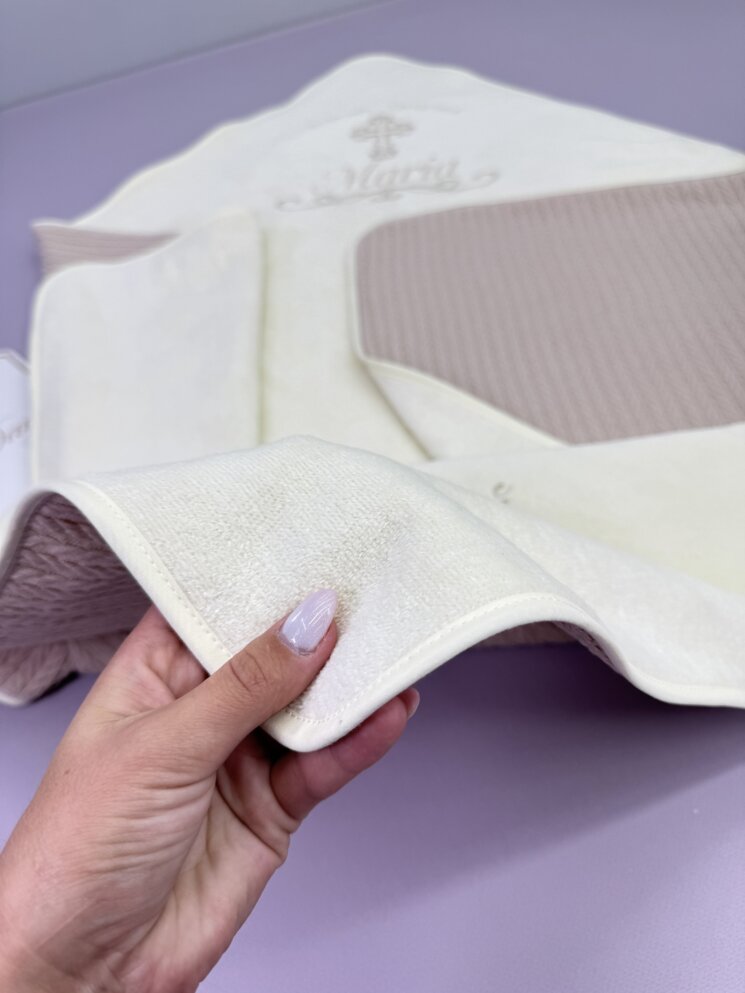 Крижма-плед утеплена “Шоколадна Хвиля”