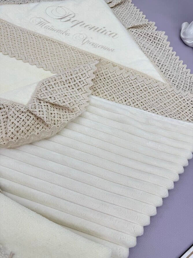 Крижма для хрещення “Тепло поруч”