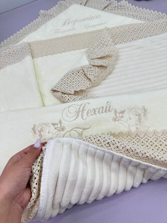 Крижма для хрещення “Тепло поруч”