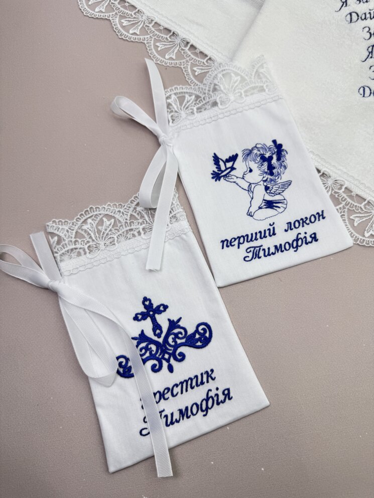 Хрестильний набір “Синя Вишиванка”