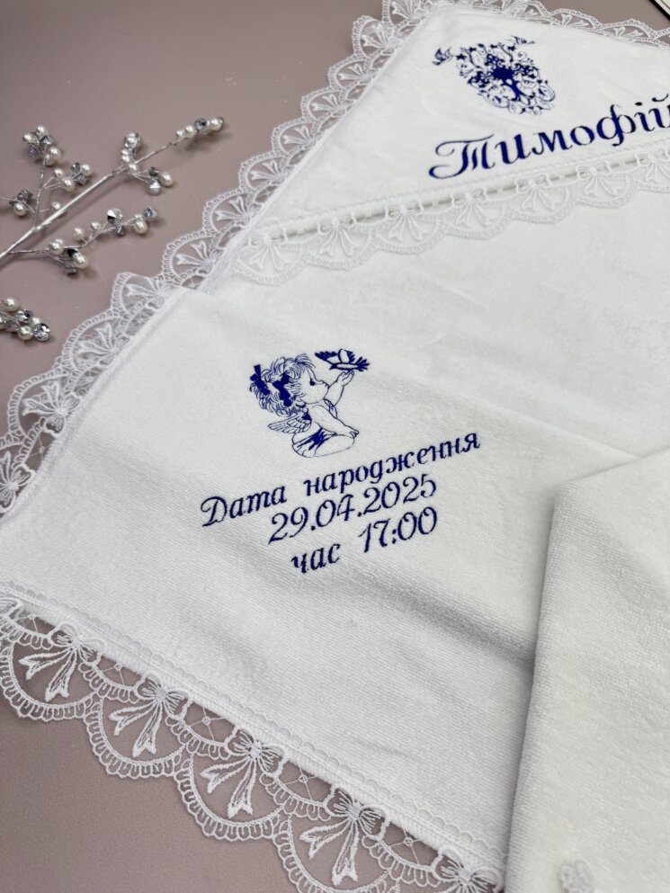 Хрестильний набір “Синя Вишиванка”