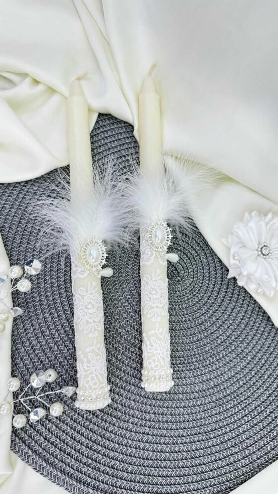 Набір свічок для хрещення або вінчання