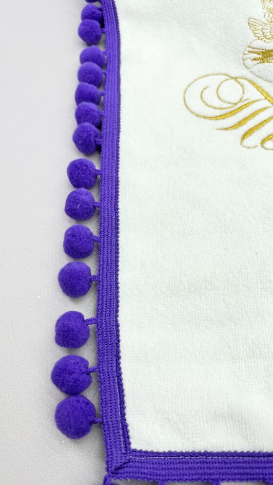 Крыжма-одеяло утепленное “Фиолетовый Бархат”