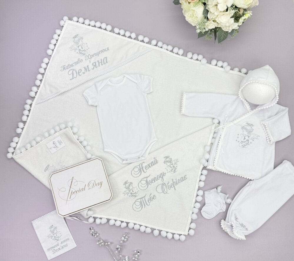 Хрестильний набір "Срібний Дзвіночок"