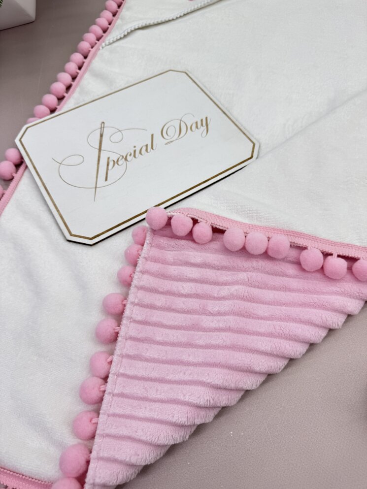 Крыжма-одеяло утепленное “Розовое Облачко”