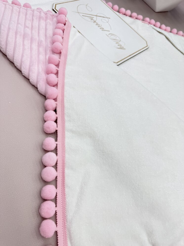 Крыжма-одеяло утепленное “Розовое Облачко”