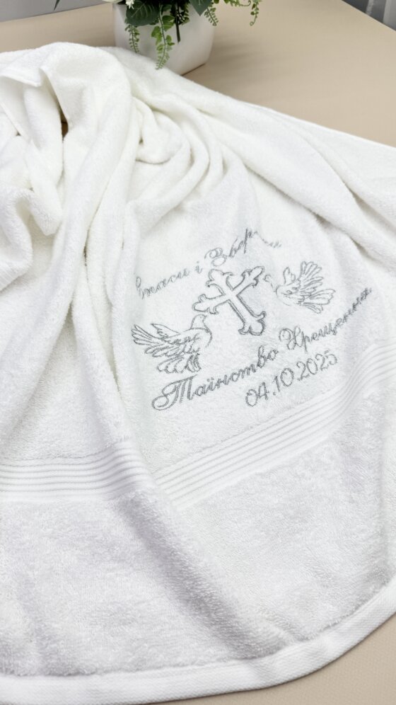 Крыжма-полотенце “Серебряное Облачение”