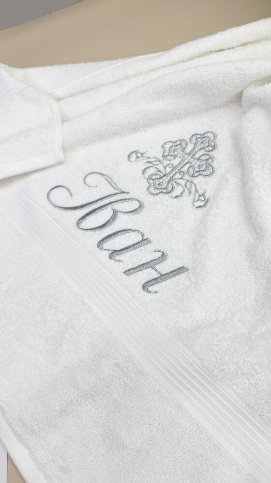 Крыжма-полотенце “Серебряное Облачение”