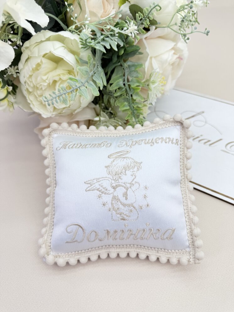 Подушечка для хрестика "Кремовий Затишок"