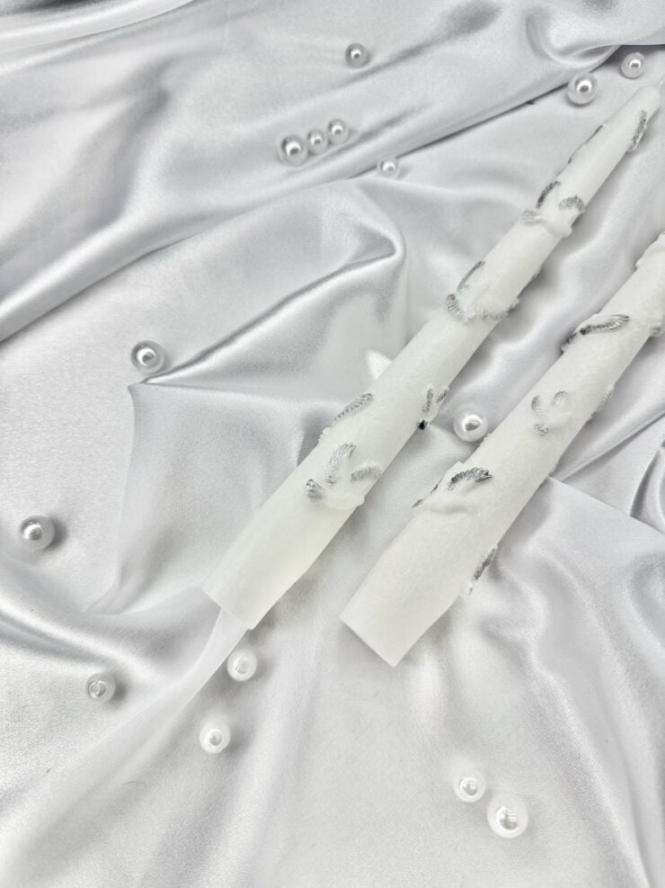 Церковные свечи белые для венчания/крещения