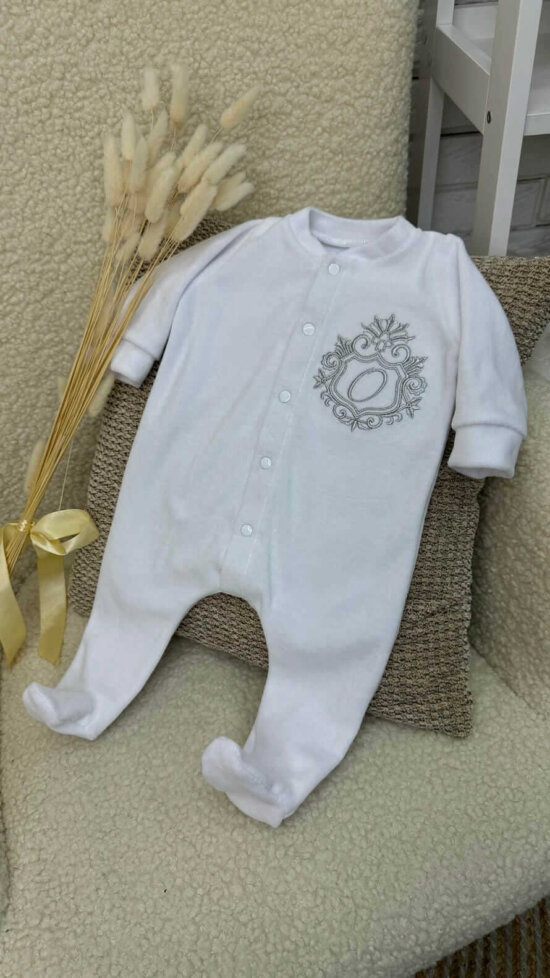 Набір для хрещення,Чоловічок для хрещення "Срібні Крила"