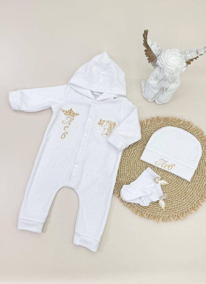 Теплый костюмчик для младенца