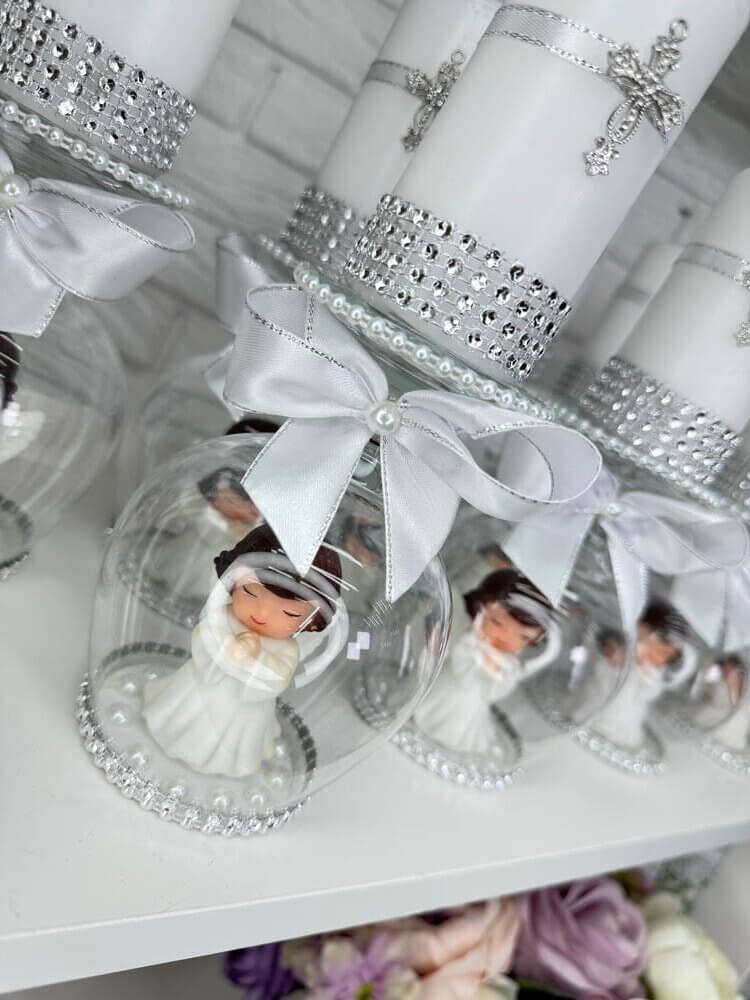 Таросики “Ангел у Колбі” зі свічкою, подарунок на хрестини, таросіки на хрестини