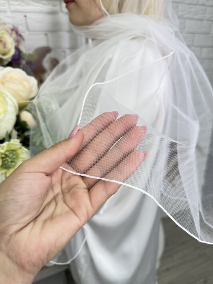 Шарф-вуаль “Белая Невесомость”