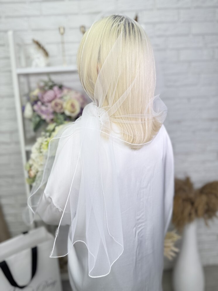 Шарф-вуаль “Белая Невесомость”