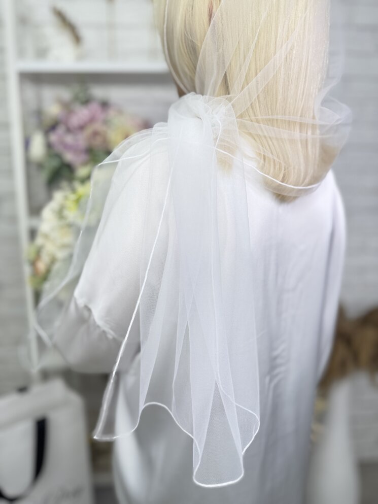 Шарф-вуаль “Белая Невесомость”