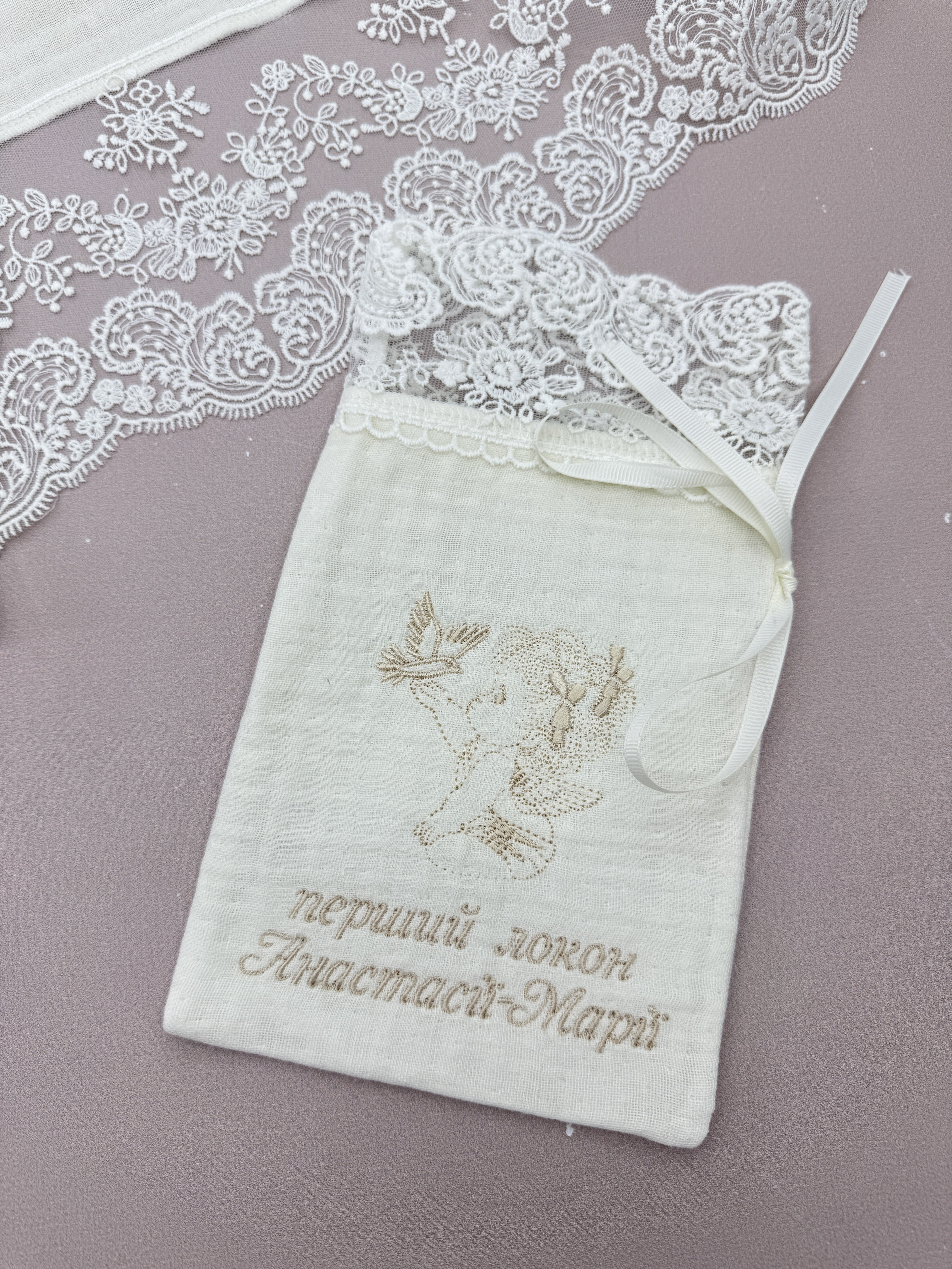 Набор для Крещения “Кремовая Легенда”