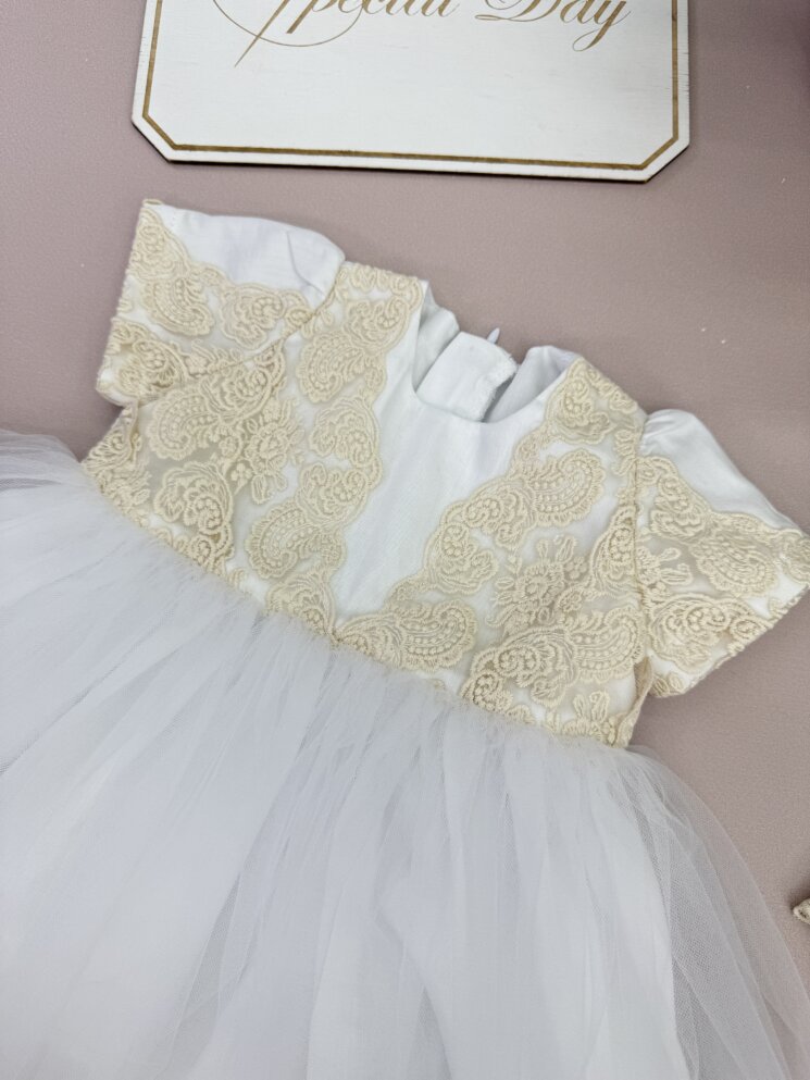 Набір для Хрещення “Бежева Королева”