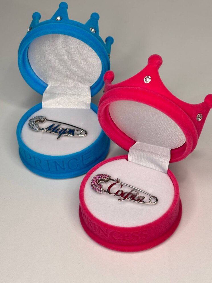 Подарунковий набір: Срібна шпилька + Коробочка