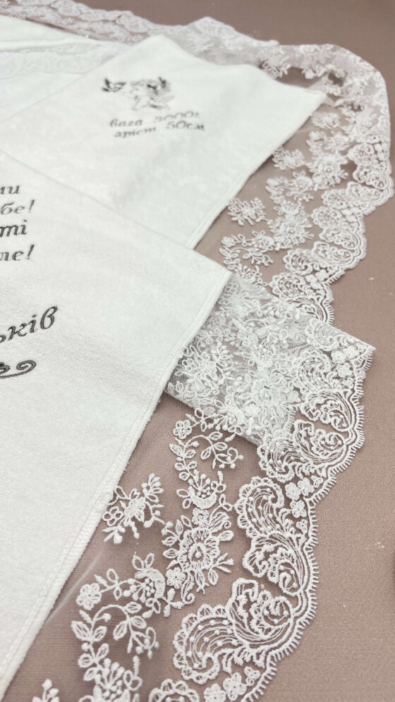 Крыжма для крещения “Ангельская Молитва”