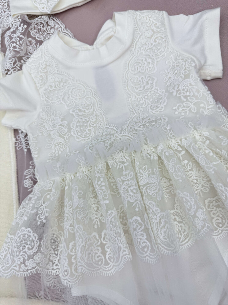 Набор для Крещения “Ангельская Вуаль”