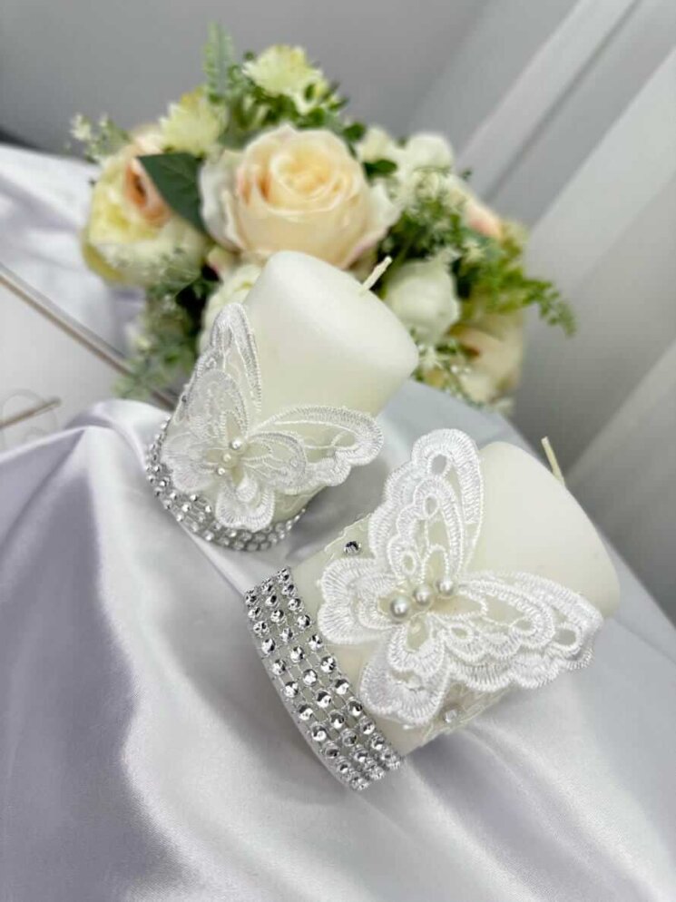 Свечи для Крещения “Хрустальная Бабочка”