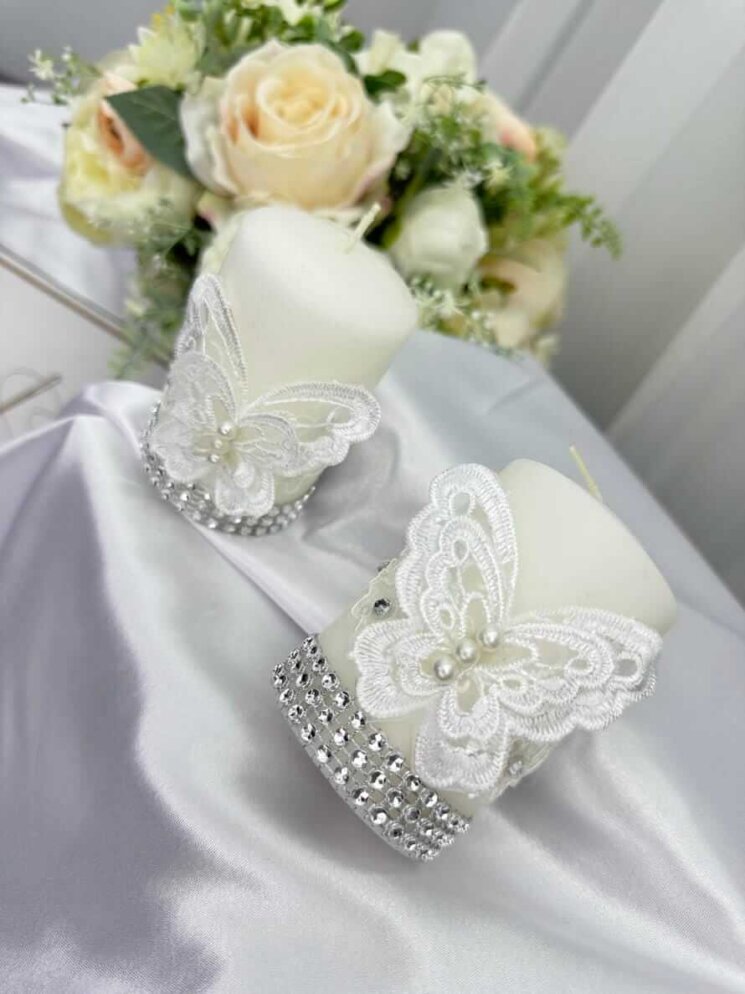 Свечи для Крещения “Хрустальная Бабочка”