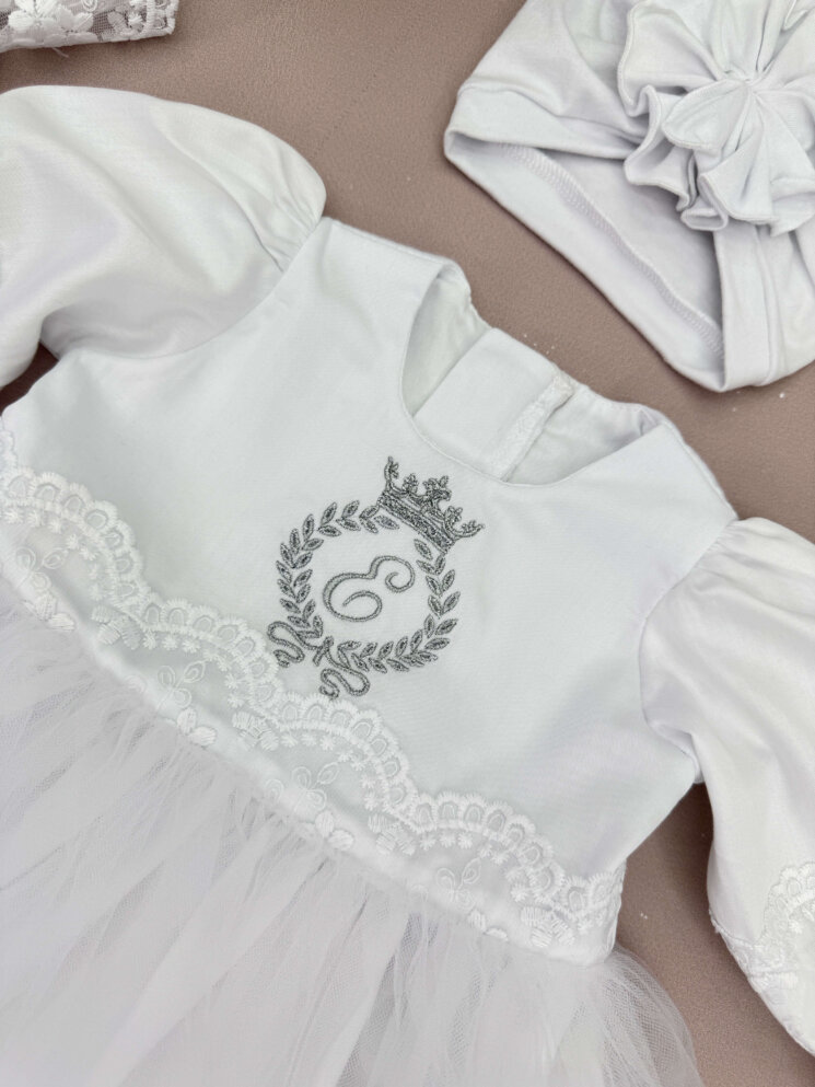 Набор для Крещения "Королевский Инициал"