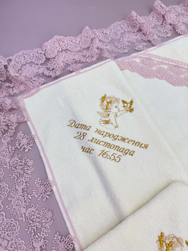 Набор для Крещения “Винтажное Золото”