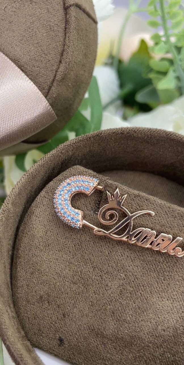 Срібна булавка “Королівський Захист”, 925 проба