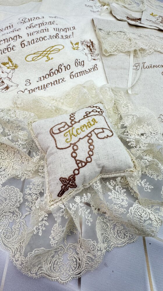 Подушечка для крестика «Винтажный Оберег»