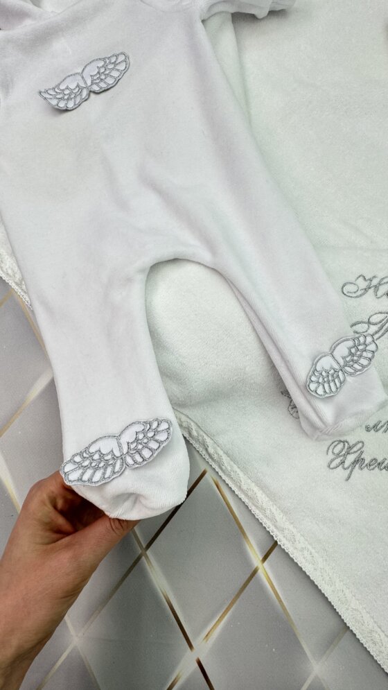 Набор для крещения «Серебряный Ангел»