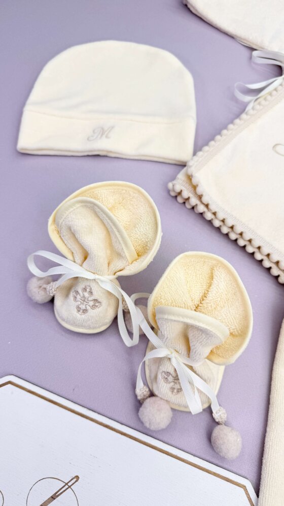 Теплий набір для Хрещення “Кремова Ніжність”